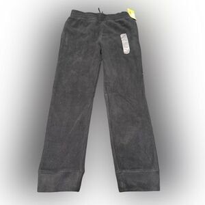 Nwt boys 8-10 microfleece joggers black
